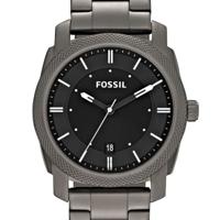 Fossil Heren Machine Smoke roestvrijstalen horloge FS4774 - thumbnail