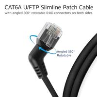 ACT DD1907 Roteerbare netwerkkabel Zwart 7 m Cat6 U/FTP (STP) - thumbnail