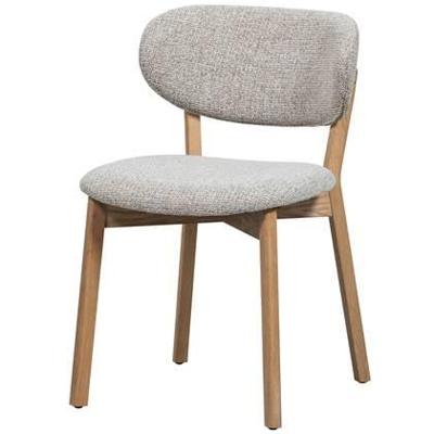 WOOOD Udar Eetkamerstoelen Houten Frame - Naturel - Set van 2
