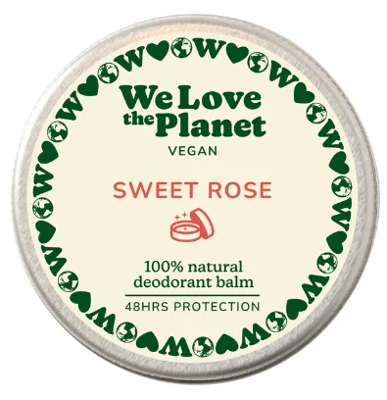 We Love The Planet Sweet Rose Deodorant Balm We Love The Planet Sweet Rose Deodorant Balm