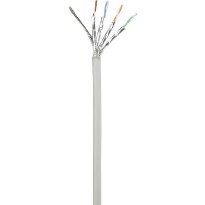 Renkforce RF-5191008 RJ45 Netwerkkabel, patchkabel CAT 6A S/FTP 30.00 m Grijs Vlambestendig, Snagless 1 stuk(s) Renkforce RF-5191008 RJ45 Netwerkkabel, patchkabel CAT 6A S/FTP 30.00 m Grijs Vlambestendig, Snagless 1 stuk(s)