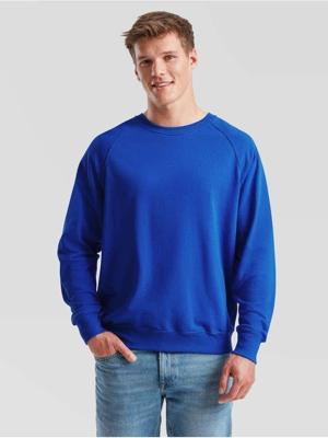 FRUIT OF THE LOOM LIGHTWEIGHT RAGLAN SWEAT SWEATSHIRT