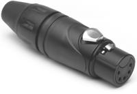 Amphenol AX5FB XLR Connector 5-polig XLR Kabeldeel Female AX Serie - Zwart - thumbnail
