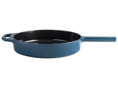 Hugo Kennis koekenpan - gietijzer - blauw/zwart - ø24 cm Hugo Kennis koekenpan - gietijzer - blauw/zwart - ø24 cm