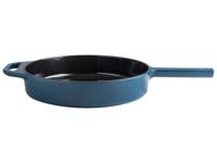 Hugo Kennis koekenpan - gietijzer - blauw/zwart - ø24 cm - thumbnail