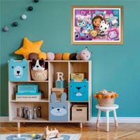 Clementoni legpuzzel super color gabby&apos;s poppenhuis, 60st. - thumbnail