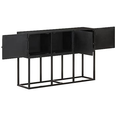 Dressoir 115x30x76 cm massief mangohout