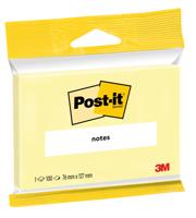 Post-it Plaknotitie 7100172279 76 mm x 127 mm Geel 100 vellen - thumbnail