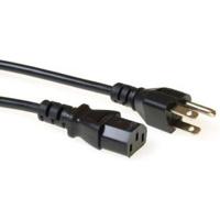 ACT AK5062 Stroomkabel/Netsnoer | USA Connector - C13 | Zwart | 2,5 meter - thumbnail