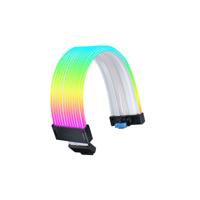 Lian Li Strimer Draadloze 16-pins (PW16-121W) - adresseerbare RGB-voedingskabel - 2,4 GHz draadloze bediening met 370mm; lengte 14,56 inch - LED-strip - draadloze controller NIET inbegrepen en vereist - thumbnail
