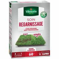 VILMORIN graszaad - 2 in 1 universele herzaaibehandeling 1 kg doos - Zeer snelle hergroei - thumbnail
