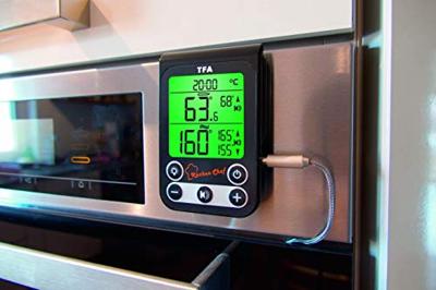 TFA Dostmann 14.1512.01 KÜCHEN-CHEF Barbecuethermometer Zwart TFA Dostmann 14.1512.01 KÜCHEN-CHEF Barbecuethermometer Zwart