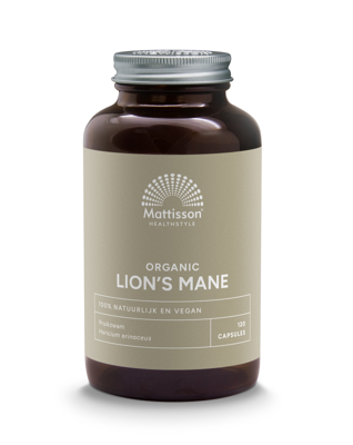 Mattisson Lion's mane 500mg bio 120 Vegetarische capsules Mattisson Lion's mane 500mg bio 120 Vegetarische capsules