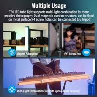 Sirui led tubelight t30 zwart - thumbnail