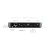 Targus USB-C Multi-Function DisplayPort Alt. Mode Triple Video Docking Station dockingstation - thumbnail