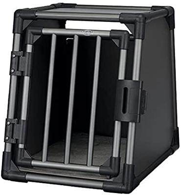 TRIXIE VERVOERSBOX ALUMINIUM GRAFIET S 61X48X56 CM
