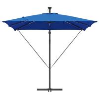 Cantilever Banana Parasol Blauw 249 x 249 x 250 cm - thumbnail