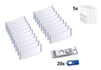 Avery-Zweckform POL20MA66-20DR Naamplaatje (b x h) 68 mm x 22 mm 20 stuk(s) - thumbnail