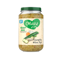 Olvarit 8+ Maanden Courgette Witvis Rijst 200g bij Jumbo - thumbnail