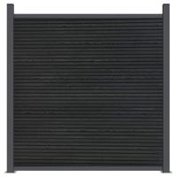 Schuttingpaneel 353x186 cm HKC grijs - thumbnail