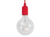 Design lamphouder met textielkabel rood Velleman - Velleman - thumbnail