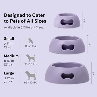 Voerbak voor honden United Pets Pappy 1,1 L Lila Polypropyleen 24.5 cm