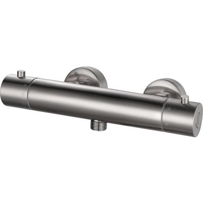 Xellanz Rio Thermostatische Douchemengkraan - 12cm - Geborsteld Staal