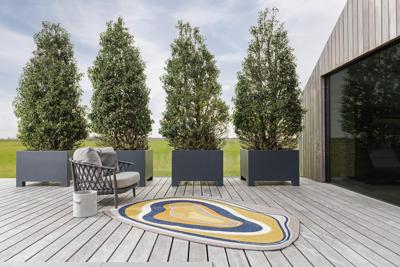 Brink en Campman - Habitat Aura Ochre Outdoor 477306 - 140x200 cm Vloerkleed