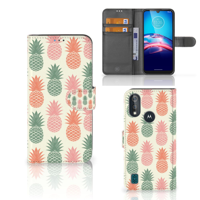 Bookcase Moto E6s Book Cover Ananas - thumbnail