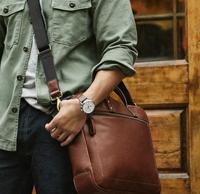 Fossil The Commuter chronograaf bruin lederen horloge FS5402 - thumbnail