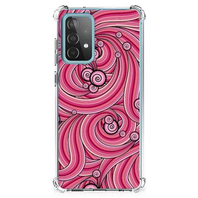 Samsung Galaxy A52 4G/5G Back Cover Swirl Pink Samsung Galaxy A52 4G/5G Back Cover Swirl Pink