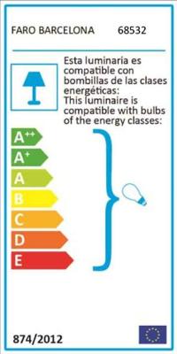 Thana wandlamp chroom wit met vierkante kap moderne wandlamp fitting E14