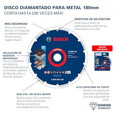 Bosch Accessories 2608900535 M14 Diamanten doorslijpschijf Diameter 180 mm Boordiameter 22.23 mm 1 stuk(s)