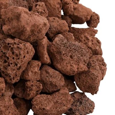 Lavastenen 25 kg 1-2 cm rood