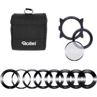 Rollei Mark II Starterkit Filterhouder I insteekfiltersysteem voor 100 mm rechthoekige filter, incl. Soft GND8 en CPL-filter, lensadapter 52-82 mm, filtertas - thumbnail