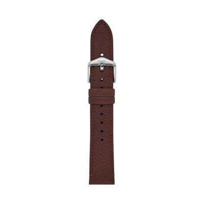 Horlogeband Fossil S181507 Leder Bruin 18mm Horlogeband Fossil S181507 Leder Bruin 18mm