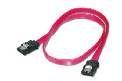 Digitus HDD Aansluitkabel [1x SATA-bus 7-polig - 1x SATA-bus 7-polig] 0.50 m Rood