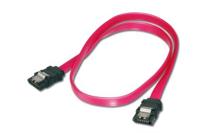 Digitus HDD Aansluitkabel [1x SATA-bus 7-polig - 1x SATA-bus 7-polig] 0.50 m Rood - thumbnail