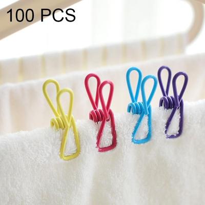 100 stuks multifunctioneel woon decoratie kleden foto opknoping Peg klemmen willekeurige kleur levering