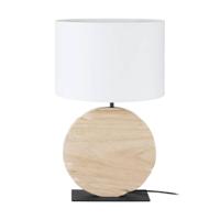 Stars of Light TafellampContessore rond hout met wit - 39916 - thumbnail