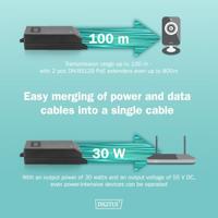 Digitus DN-95103-3 PoE adapter & injector Gigabit Ethernet - thumbnail