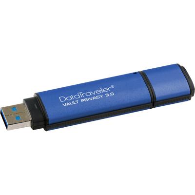 Kingston Technology DataTraveler Vault Privacy 3.0 16GB USB flash drive USB Type-A 3.2 Gen 1 (3.1 Gen 1) Blauw Kingston Technology DataTraveler Vault Privacy 3.0 16GB USB flash drive USB Type-A 3.2 Gen 1 (3.1 Gen 1) Blauw