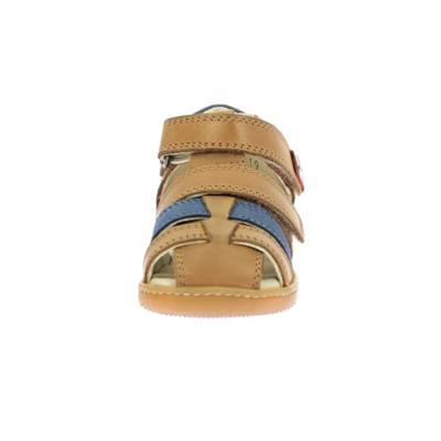 Baby lederen sandalen Bipod KICKERS® kameel Baby lederen sandalen Bipod KICKERS® kameel