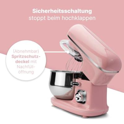 Clatronic KM 3711 keukenmachine 1100 W 5 l Roze