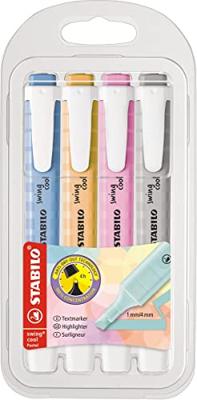 Markeerstift stabilo swing cool 275/4 pastel ass | 5 stuks