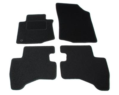 Automatten op maat - zwart stof - Toyota Aygo, Peugeot 107, Citroen C1 2005-2014