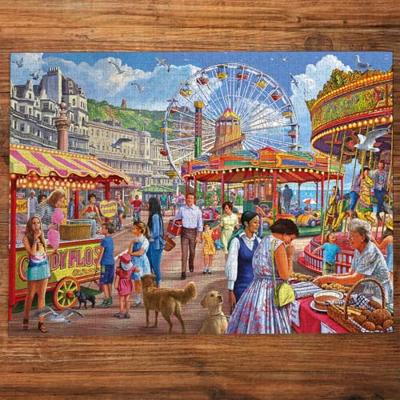 Hastings Promenade Puzzel 500XL Stukjes Hastings Promenade Puzzel 500XL Stukjes