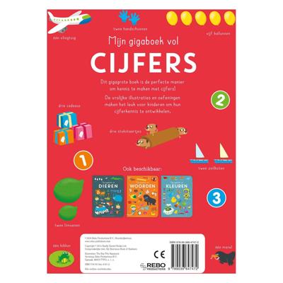 Rebo Publishers Mijn gigaboek vol cijfers