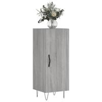 Dressoir 34,5x34x90 cm bewerkt hout grijs sonoma eikenkleurig - thumbnail