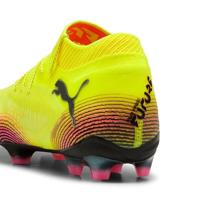 PUMA Future 8 Ultimate Gras Voetbalschoenen (FG) Geel Zwart Roze - thumbnail